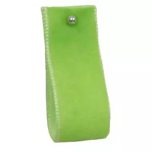 Velvet Ribbon By Berisfords Ribbons Col: Apple Green 9527 - available in 9mm - 50mm widths