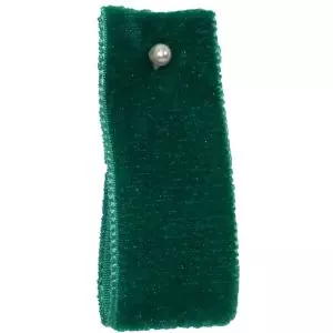Velvet Ribbon By Berisfords Col: Emerald 9456 - available in 9mm - 50mm widths