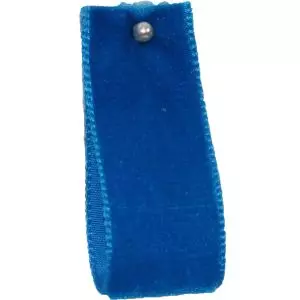 Velvet Ribbon By Berisfords Col: Venetian Blue 9197 - available in 9mm - 50mm widths