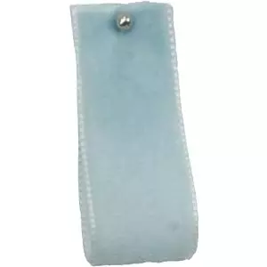 Velvet Ribbon By Berisfords Ribbons Col: Horizon Blue 9613 - available in 9mm- 50mm widths