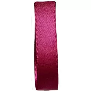 Double Satin Ribbon In Fuchsia