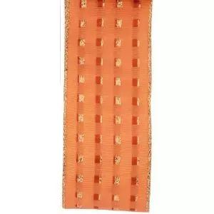 Peach Gimp Stitch  ribbon