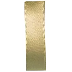 Cloudy Green Double Satin Ribbon