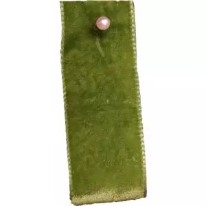 Velvet Ribbon By Berisfords Ribbons Col: Moss 9549 - available in 9mm - 50mm widths