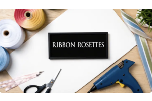 Making your own ribbon rossetts
