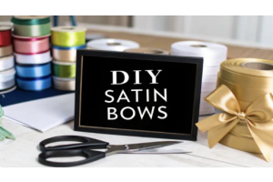 DIY Satin Ribbon Bows