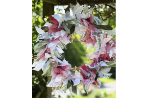 Rose & Lace Ribbon Wreath Kit