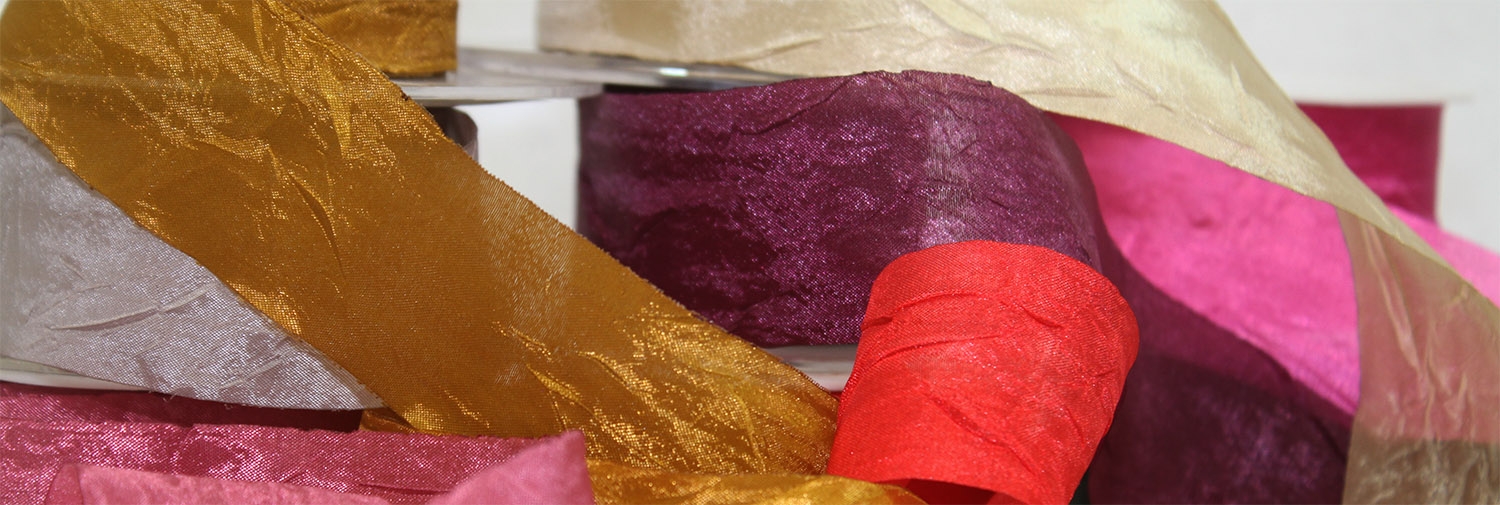 Crushed Silk Ribbons