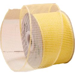 Ivory Deco Mesh Ribbon