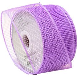 Lilac Deco Mesh Ribbon