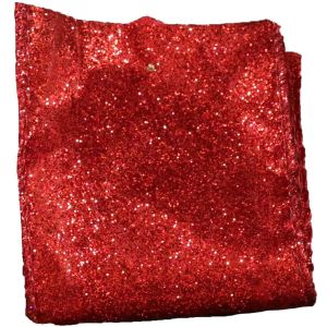 Red Glitter ribbon 63mm 