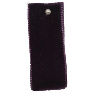 Velvet Ribbon By Berisfords Art 1025 Col: Plum 9581 - available in 9mm - 50mm widths