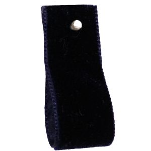 Velvet Ribbon By Berisfords Col: Nachtblau 9638 - available in 9mm - 50mm wide