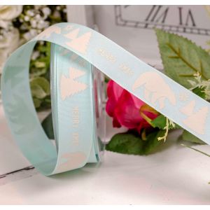 blue and white polar bear ribbon